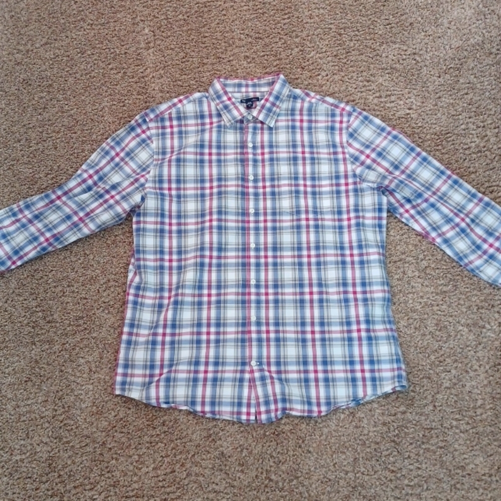 Gap Slim Fit Button-Down Long Sleeve Shirt